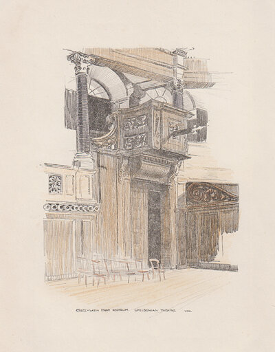 Greek & Latin Essay Rostrum Sheldonian Theatre