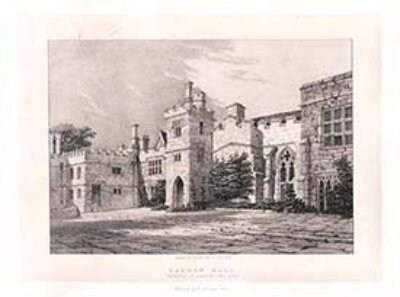Haddon Hall  Entrance to Banquetting Hall