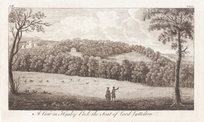 A View in Hagley Park the Seat of Lord Lyttelton 
