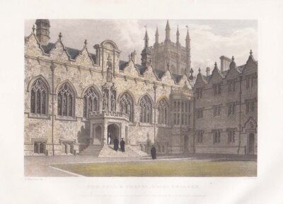The Hall and Chapel Oriel College