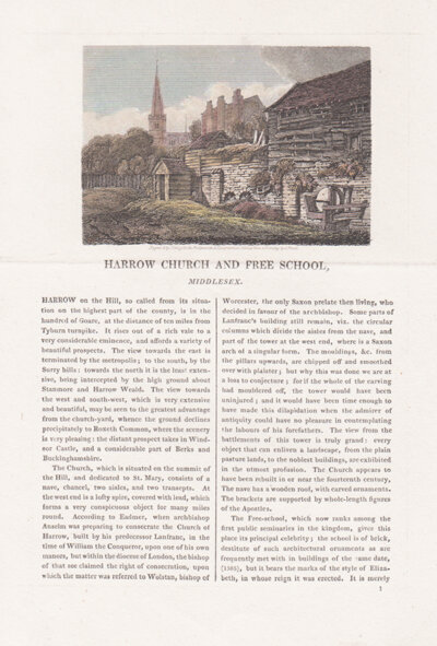 Harrow Church and Free School 