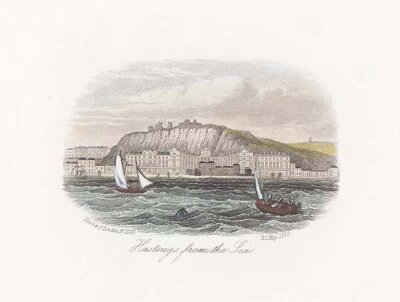 Hastings from the Sea 