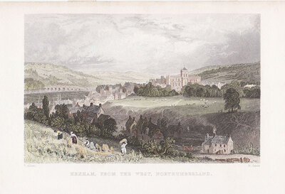 Hexham from the West Northumberland