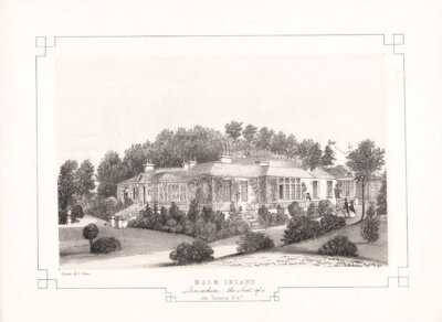 Holm Island the Seat of John Thompson Esq