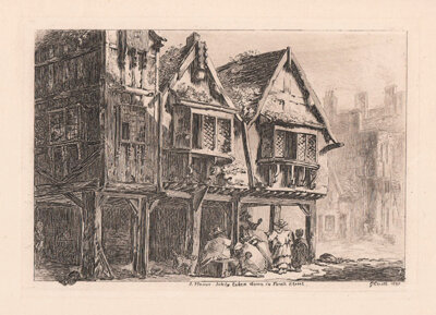 A House lately taken down in Fore Street 