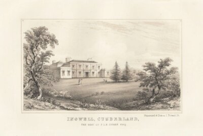 Ingwell, Cumberland, The Seat of F.L.B. Dykes Esq.  (antique print)  
