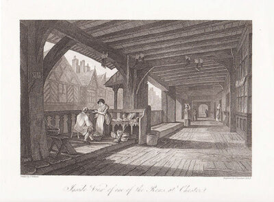 Inside view of one of the Rows at Chester