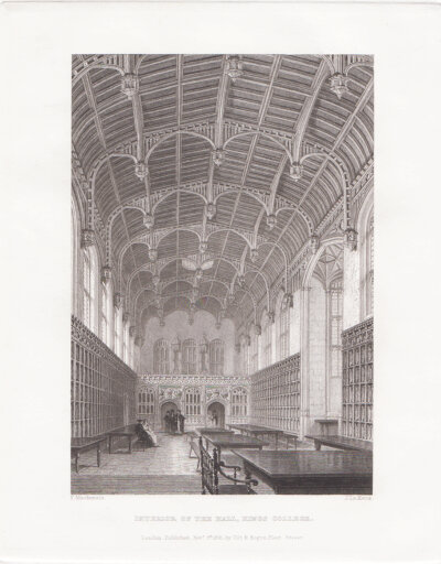 Interior of the Hall Kings College