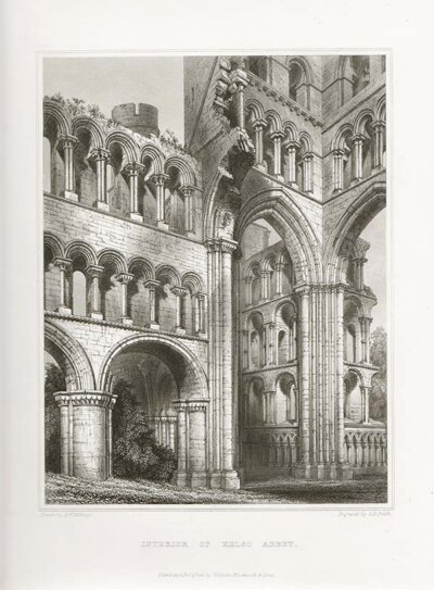 Interior of Kelso Abbey