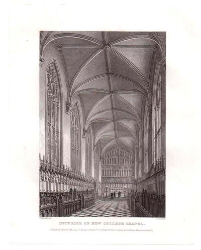Interior of New College Chapel