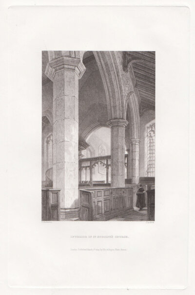 Interior of St Botolph's Church