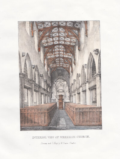 Interior View of Wrexham Church.