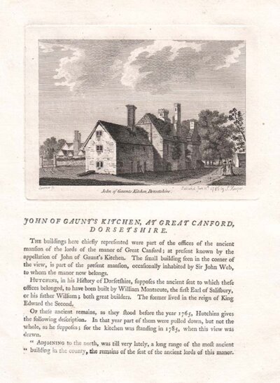 John of Gaunts Kitchen Dorsetshire 