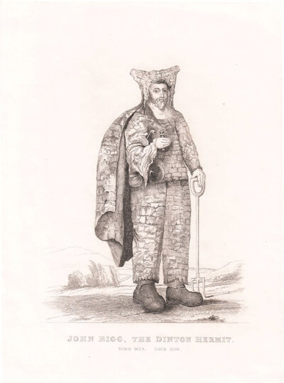 John Bigg The Dinton Hermit  Born 1629  Died 1696