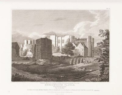 Kenilworth Castle Warwickshire View from the West
