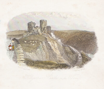 Kilgarran Castle on the Teifi.