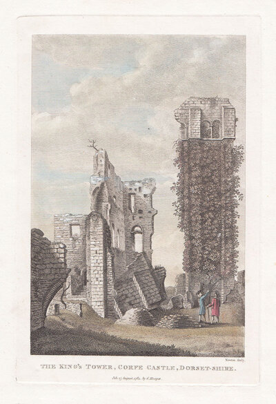 The King's Tower Corfe Castle Dorsetshire 