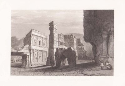 Excavated Temple of Kylas - Caves of Ellora. 