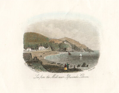 Lee from the Mill near Ilfracombe Devon
