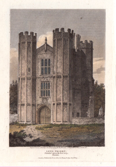 Lees Priory  -  Founded about the Year 1229