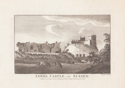 Lewes Castle in Sussex 