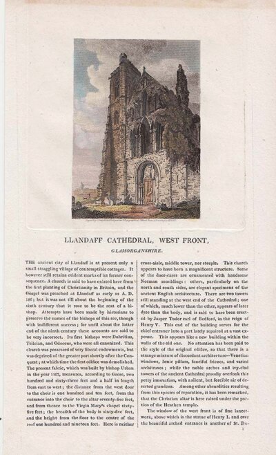 Llandaff Cathedral West Front 