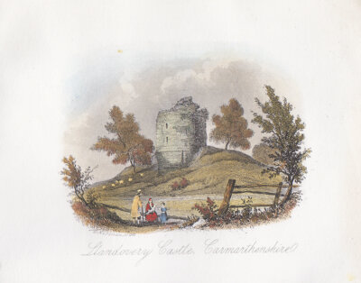 Llandovery Castler, Carmarthenshire.