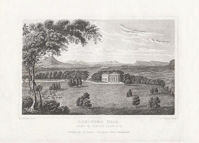 Longford Hall Seat of Ralph Leek Esq