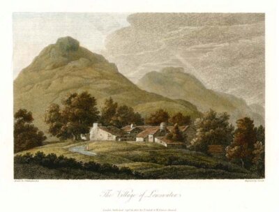 The Village of Lowswater (antique print)