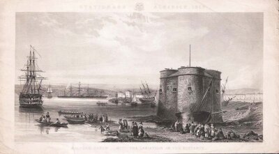 Milford Haven  -  With the Leviathan in the Distance.