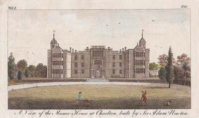 A View of the Manor House at Charlton built by Sir Adam Newton