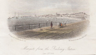 Margate from the Railway Station June 2nd 1856