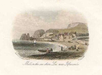 Mill on the sea shore Lee near Ilfracombe