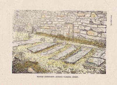 Monks Cemetary Strata Florida Abbey 