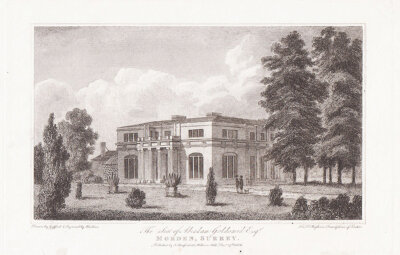 The Seat of Abraham Goldsmid Esq Morden SurreyMorden Surrey 