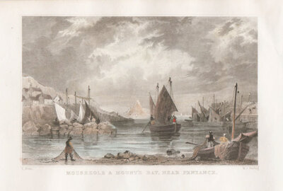 Mousehole & Mount's Bay near Penzance 