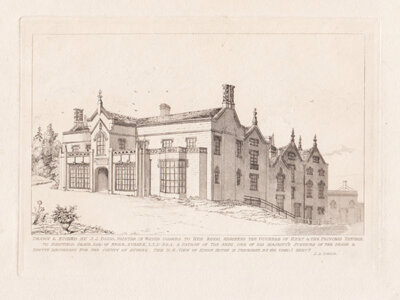 N E View of Knole House