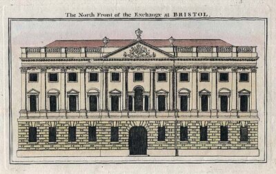 The North Front of the Exchange at Bristol