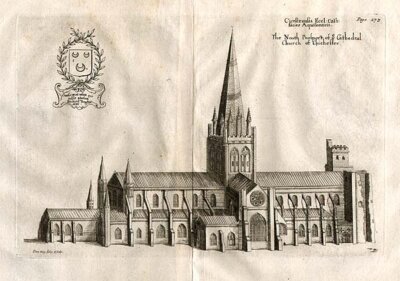 The North Prospect of ye Cathedral Church of Chichester
