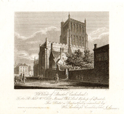 N W view of Bristol Cathedral