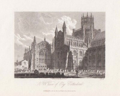 N W view of Ely Cathedral 