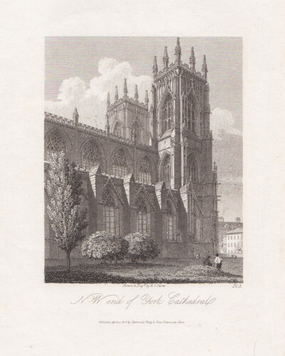 N W end of York Cathedral 