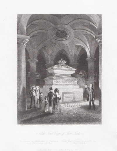 Nelson's Tomb, Crypt of Saint Pauls.