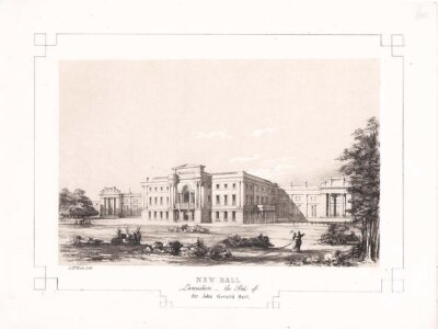 New Hall Lancashire  -  the Seat of Sir John Gerard Bart