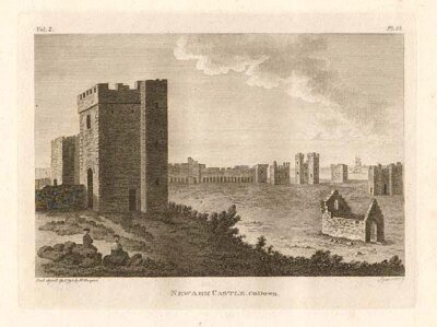 Newark Castle   (antique print)