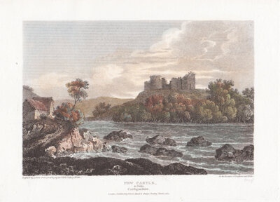 New Castle in Emlyn Cardiganshire