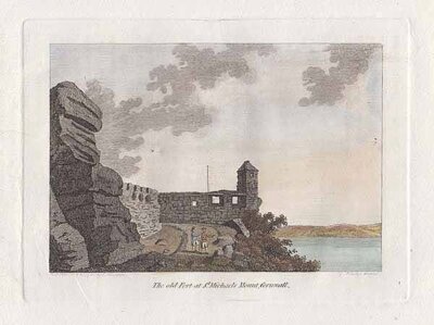 The Old Fort at St Michael's Mount Cornwall