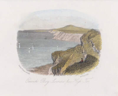 Oxwich Bay, Swansea from High Tor.