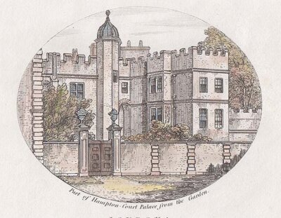 Part of Hampton Court Palace from the Garden