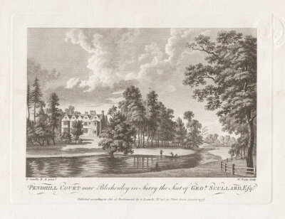 Pendhill Court near Blechenley in Surry the Seat of Geo Scullard Esq 
